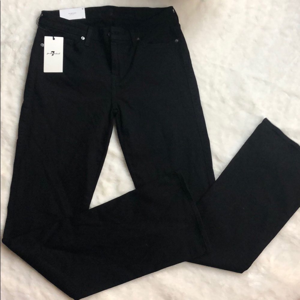 7 For All Mankind Black Jeans, accept offers👍🏻
